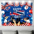 thumbnail image 2 of Happy Labor Day Backdrop , 15 x 10 ft Worker USA Remember and Honor American Flag Patriotic Photography Background Labor Day Party Banner Clelbration Decoration Polyester, 2 of 5