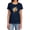 Navy, variant on Justice League Movie Flash Logo Women's T Shirt, Royal, Large