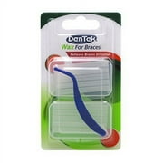 Dentek Wax For Braces Mint, Twin Pack, 1 Ea, 6 Pack