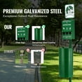 thumbnail image 6 of KFFKFF Canine Refuse Station, Business-grade Dog Excrement Station, 11.5 Gallons Animal Waste Container with 50 Bin Liners, Bag Distributor & 600 Disposal Bags, 6 of 9