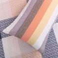 thumbnail image 6 of PiccoCasa 4 Piece Cotton Bed Sheet Set Plaid Bedding Set for Full Size Bed, Blue Pink, 6 of 6