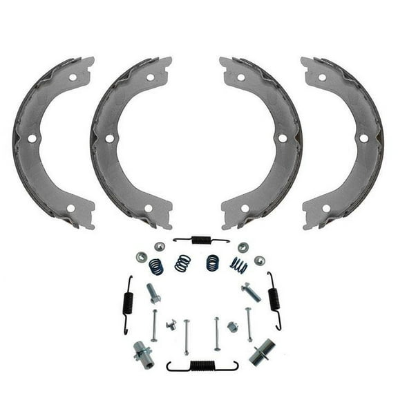 Rear Parking-Emergency Brake Shoe Set with Springs for Infiniti QX80 2014-2021