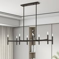 thumbnail image 6 of Livex Lighting - Copenhagen - 8 Light Linear Chandelier In Mid Century Modern, 6 of 14