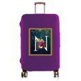 thumbnail image 1 of 18-32 Inch Large Capacity Travel Essential Bag with Flower Serie Print Pattern Travel Accessories Suitcase Dust Protection Cover 8flower N L, 1 of 6