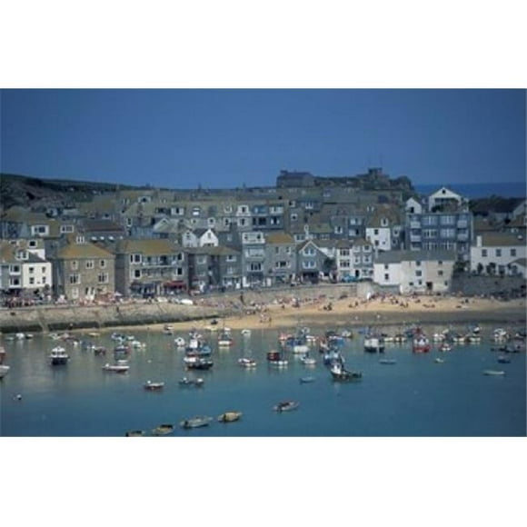 Danita Delimont PDDEU33NWH0147B St Ives Cornwall England Poster Print by Nik Wheeler, 18 x 12