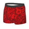 thumbnail image 2 of Naloa Red Rose Print Mens Underwear - Boxers for Men, Classic Briefs for Men, 2 of 9