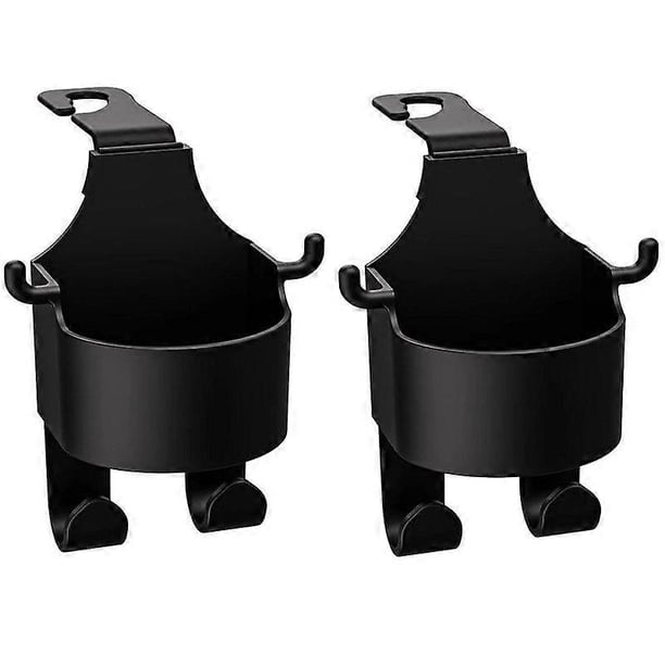 Juego de 2 ganchos para portavasos de asiento trasero para coche, organizador multifuncional para coche con gancho para portavasos y soporte para teléfono (Scvvd)