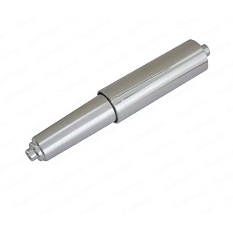 Universal Plastic Spring Loaded Toilet Paper Roll Holder Replacement, Chrome