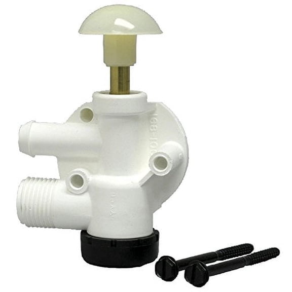 Genuine Dometic OEM Toilet Water Valve Assembly - Screws Included, Simple Replacement, 385314349