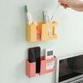 thumbnail image 4 of LAMIRO Locker Shelf Creative Two-In-One Wall-Mounted Storage Rack Charging Rack Yellow,Kitchen Essentials, 4 of 7