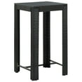 thumbnail image 6 of vidaXL 3 Piece Patio Bar Set with Cushions Poly Rattan Gray, 6 of 73