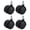6x15threadwithout, variant on 4Pcs Compacts Quiet Roller Wheel Furniture Linears Wheel Fixed Castors for Shelves Chair Workbenches