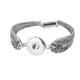 thumbnail image 1 of Pulsera de botón Fernando de plata intercambiable, 1 of 6