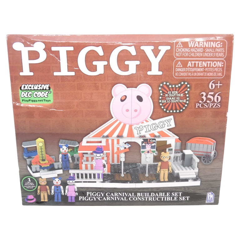 Piggy Deluxe Carnival Building Set with Mini Figures, Brick Game