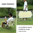 thumbnail image 5 of Portable Camping Chairs, Large Ultralight Backpacking Chair for Outdoor Camp, Foldable Chair for Beach, Travel, Outside Camping, Hiking, Black, 5 of 7
