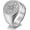 Silver, variant on Men's Women's Stainless Steel The Seals of The Seven Archangels Ring Protection Amulet Jewelry