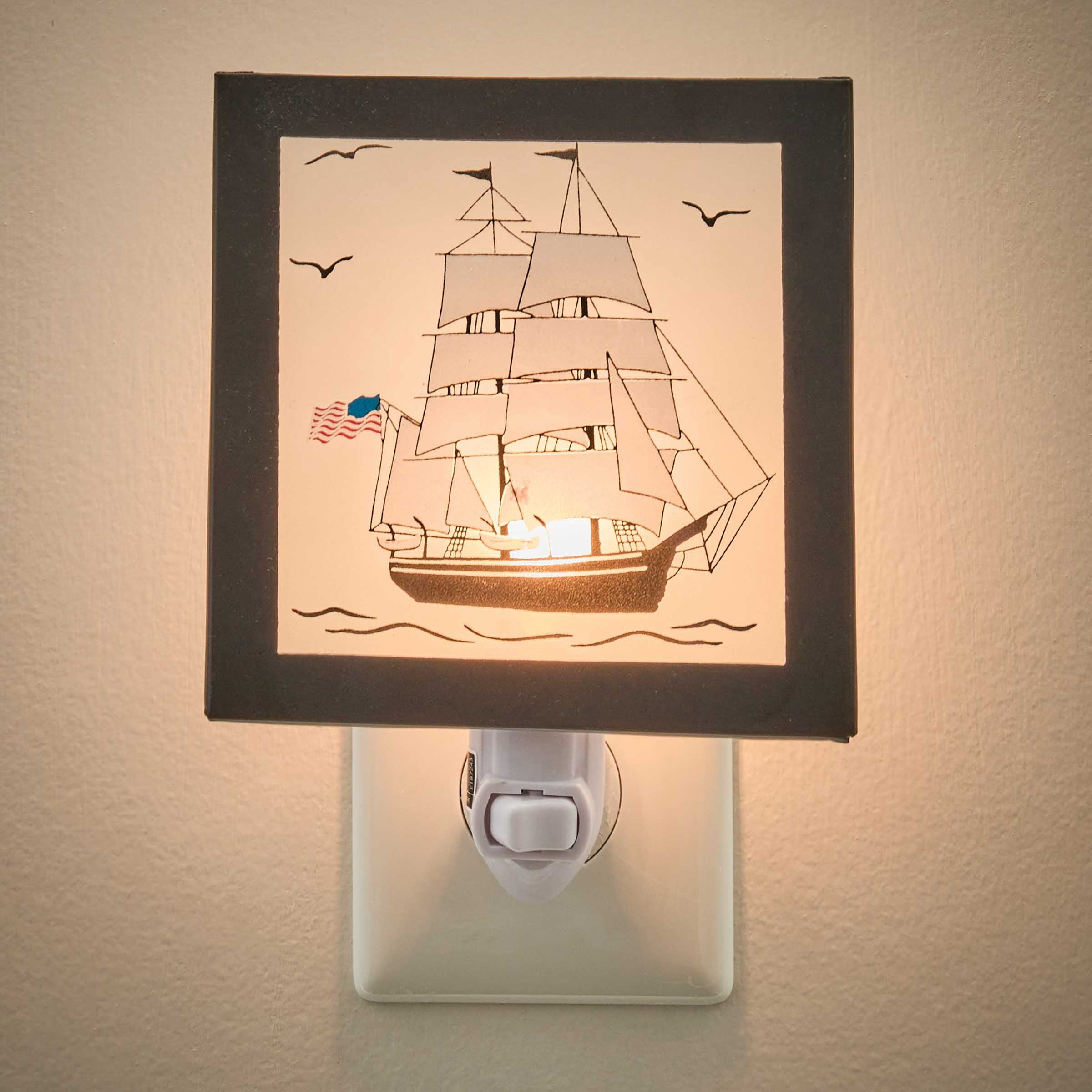 Park Designs Charles W. Morgan Ship Night Light