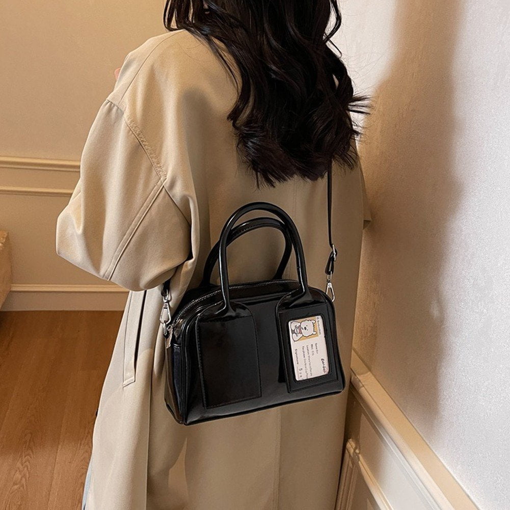 Hzzsbu Crossbody Bags, Women Ita Messenger Bag Ladies Japanese Style Shoulder Bag Cute Boston Shoulder Bag Uniform Bag