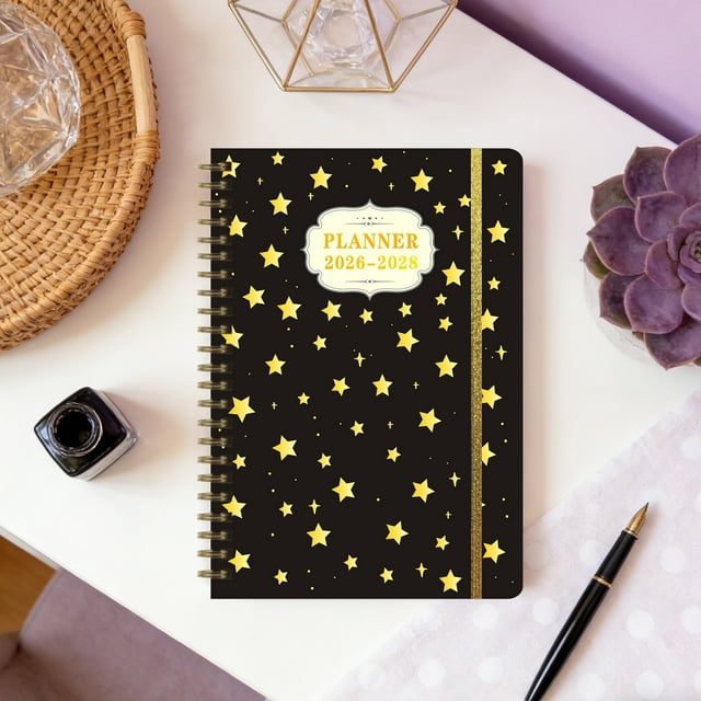 RKSTN Paper Calendar planner 2026-2028 Planner Academic Planner 2026 ...