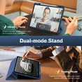 thumbnail image 2 of MoKo for iPad Air 13 Inch Case M2 2024/ iPad Pro 12.9 Case (6th/5th Gen 2022/2021) with Pencil Holder, Smart Protective Cover for iPad Air 13 inch with Back Trifold Stand, Auto Wake/Sleep, Navy Blue, 2 of 8