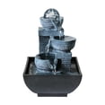 thumbnail image 1 of Fuente de agua en miniatura de escritorio para interiores, cascada USB, adorno de agua que fluye, sala de té, sala de estar, hogar con decoración de Estilo A, 1 of 8