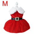 thumbnail image 1 of Lefu Costume de Noël pour Chien, Robe pour Chiot, Vêtements de Père Noël pour Animaux, Jupe en Velours, 1 of 4