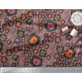 thumbnail image 3 of Soimoi Orange Cotton Cambric Fabric Wild Animal Skin Print Fabric by Yard 56 Inch Wide, 3 of 3