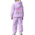 thumbnail image 7 of ChaoLingNeng Kids Sweatsuit Outfit Long Sleeve Warm Hoodie Pullover Tops Sweatsuit Pants Color Block Active Fashionable Fall Toddler To Little Kid Sizes, 7 of 7