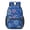 Geometric Flower and-1, variant on Geometric Flower and Dahlia White 17" School Backpacks for Teens,Waterproof Oxford Fabric,S-Shape Padded Straps for School,Travel,Hiking,Camping