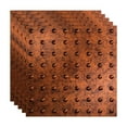 thumbnail image 1 of FASÄDE Dome Decorative Vinyl 2ft x 2ft Lay in Ceiling Panel in Moonstone Copper (5 Pack), 1 of 5