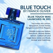Blue Touch by Franck Olivier Eau De Toilette Edt Spray for Men 3.4 Oz / 100 Ml New, 1
