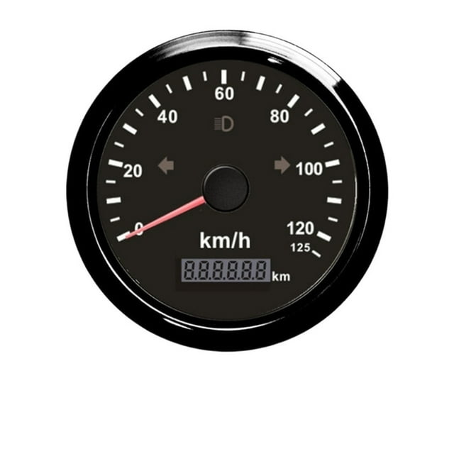 85mm GPS Speedometer Odometer 200km/h GPS Speed Gau For Car Snowmobile Motorcycle Milea Adjustable 12V/24V ,Universal Compatibility
