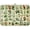 Botanical Garden 16"x18", variant on Absorbent Dish Drying Mat 16" x 18" Spring Summer Flower Dish Drainer Protector Pad Drainer Mat for Kitchen Countertops, Leaves Branches