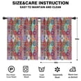 thumbnail image 2 of Blackout Kids Curtains,Multicolor Ethnic Diamond Pattern Childrens Insulated Curtains Set Of 2,Bedroom Essentials,Toddler Room Decor 42x54in(106x137cm), 2 of 5