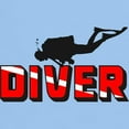 thumbnail image 3 of CafePress - Diver Light T Shirt - Men's Classic Graphic T-Shirt, 3 of 4