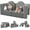 Dark Gray, variant on ICEELF 10-Piece Kids Play Couch, 10-in-1 Modular Kids Sofa for Playing, Creative Building, Sleeping, Playroom, Bedroom, Glowing Unicorn Pink