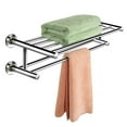 thumbnail image 1 of Costway Wall Mounted Towel Rack Rail Holder Storage Shelf Stainless Steel Bathroom, 1 of 10