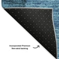thumbnail image 3 of Addison Rugs Mayfield Washable Transitional Ombre Teal Rectangle Rug, 10' x 14', 3 of 6