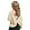 Khaki, variant on Diufon Kid Girls Open Back Tops Long Sleeve Backless Crewneck Pullover Blouse Casual Gym Yoga Athletic Shirts