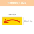 thumbnail image 2 of BESTYASH 15Pcs Removable Yellow Arrow Stickers for Accurate Directional and Warning Signage At Home, 2 of 7