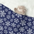 thumbnail image 2 of Sigee Snowflakes On Dark Blue for Pet Blanket for Dog Cat Puppy Blanket Cat Blankets for Small and Medium Pets-Large, 2 of 8