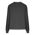 thumbnail image 3 of Lmnyox Women's Fuzzy Cardigan V Neck Zip Up Fleece Jacket Fashion Thermal Long Sleeve Coat Solid Outerwear, 3 of 5