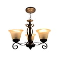 thumbnail image 1 of Candil De Techo, Luz Ideal, C29 Herrería, Chocolate 3 Brazos, 1 of 4