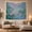 Pond Blossom, variant on Vibrant Water Lilies on a Pond, Serene Impressionist Style for Art Lovers, Nature Inspired Decor, Birthday Gift Tapestry Wall Hanging for Bedroom and Living Room