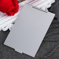thumbnail image 3 of FRCOLOR 11.5*8cm Portable Folding Makeup Mirror Single Side Travel Shaving Makeup Mirror (Silver), 3 of 3