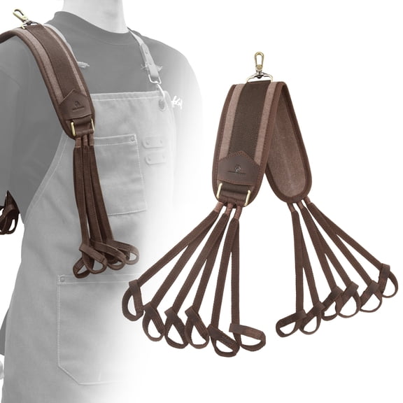 WAYNE'S DOG Canvas Duck Game Carrier - 12 Drops, Slip Noose - Bird Tote, Waterfowl & Goose Hanger, Small Prey Carrier Lanyard