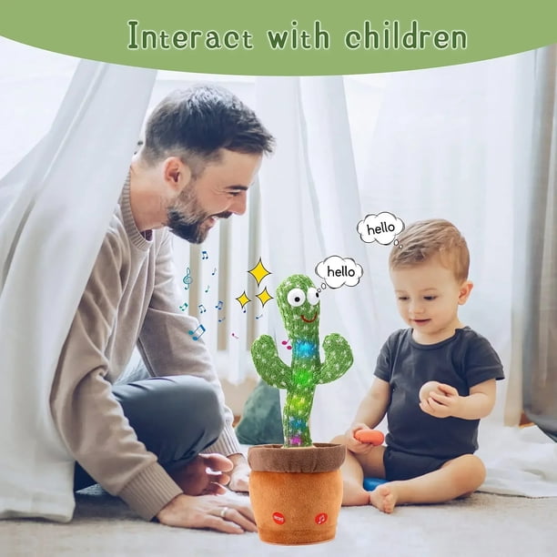 Un Jouet cactus Parlant Qui Peut tre Charg, Enregistr et Rpt.  Convient pour changer de Voix en Espagnol, Anglais et Arabe - Walmart.ca