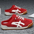 thumbnail image 6 of Men's Backless Mesh Retro Mule Trainer Shoes Breathable Non Slip Gum Sole Slip On Casual Walking Sneakers, 6 of 6