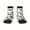 3 Black, variant on Retro Rooster Pattern Quarter Crew Socks,Toe Seamed Ankle Socks,Cotton Cushioned Breathable Athletic Crew Sports Socks