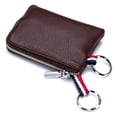 thumbnail image 1 of Monedero, monedero, piel imeetu, con doble llavero, color café, 1 of 9